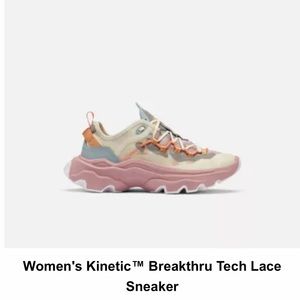 Women's Kinetic ™M Breakthru Tech Lace
Sneaker in eraser pink